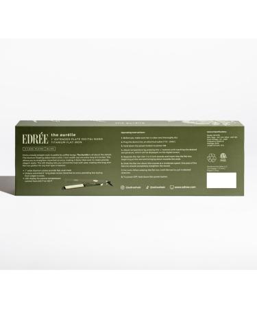 Aur lie 5 Extra Long Titanium Hair Straightener Iron - LED Display Adjustable Heat 330 F-450 F Dual Voltage & 360 Swivel Cord - Perfect for International Use (Olive - Buy Online on GoSupps.com