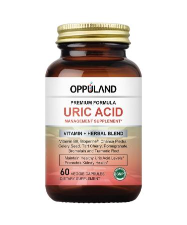 oppuland Uric Acid Detox - 60 Veggie Capsules