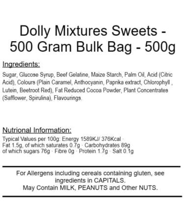Dolly Mixtures 500g Bag - Buy Online on GoSupps.com