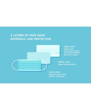 National Allergy All-Purpose Disposable Mask (50 Count) - Pack of 50 - Buy Online on GoSupps.com