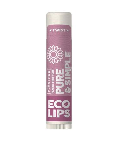 Buy Pure & Simple Raspberry ECO LIPS Lip Balm - Natural Hydration .15 oz | Eco-Friendly & Vegan - Buy Online on GoSupps.com