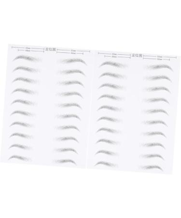 Balacoo 6 Sheets Stickers Waterproof Hair Like Authentic Eyebrows Transfer Stickers Disposable The Lazy 3d - Buy Online on GoSupps.com