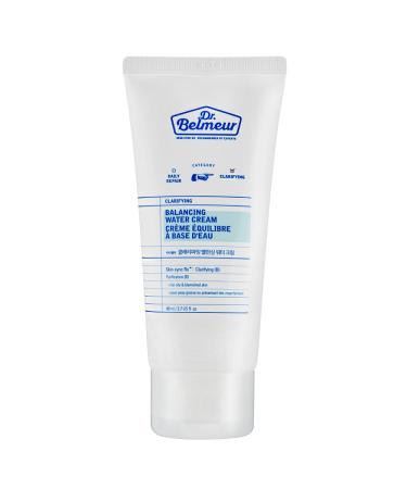 Clarifying Balancing Water Cream (2.7fl oz) - Oil-Moisture Balance Lightweight Hydrating Moisturizer Korean Skin Care. Fragrance-Free.