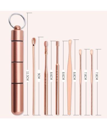 6 Pcs Stainless Steel Spiral Ear Wax Removal Cleaner Set - HB9418SV - Buy Online on GoSupps.com