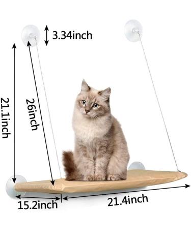 Sunny Seat Cat Window Perch Hammock | Space Saving Cat Bed | Size 55x35cm - Buy Online on GoSupps.com
