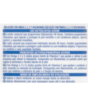  Deliplus Calm Deliplus Omega 3 6 9 & Niacinamide Body Lotion Sensitive & Atopic Skin | 48 Hours of Battery Life 400ml  - Buy Online on GoSupps.com