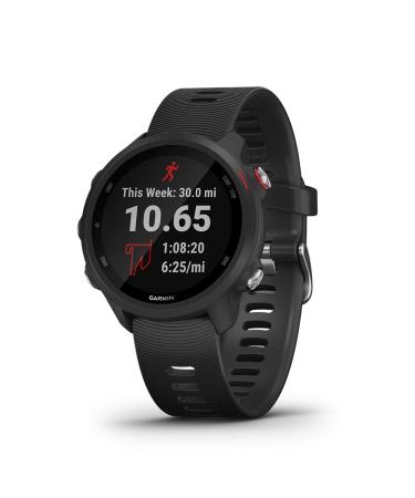 Garmin Forerunner 245 Music, GPS Running Smartwatch with Music and Advanced Dynamics, Black Music Black