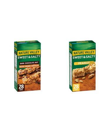 Nature Valley Sweet & Salty Granola Bars Variety Pack & Sweet & Salty Peanut Chewy Nut Granola Bars