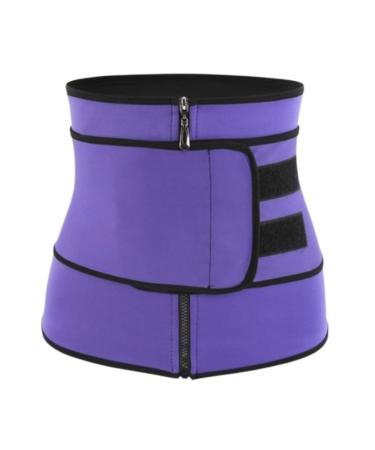 HKDYWTNB Back Brace Lumbar Support Shapewear Compression Invisible Body Shaper Waist Cincher Trainer Corset Tummy Waist Belt Large Purple