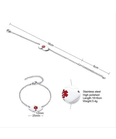 Diabetic Anklet Medical Alert Foot Bracelet Boot Jewelry - Buy Online on GoSupps.com