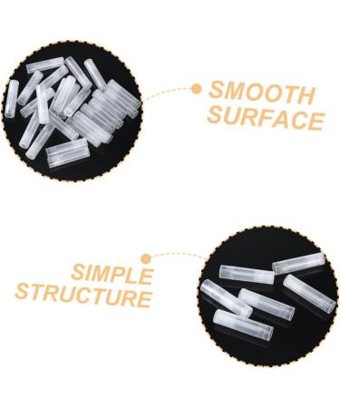 TOVINANNA 100pcs Empty Lipstick Tube Lip Plumper Gloss Clear Bulk Tubes Clear Lip Balm Travel Rotatable Pp - Buy Online on GoSupps.com