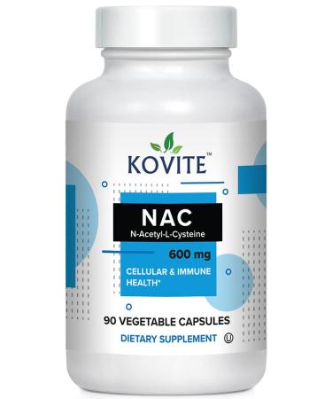 Kovite NAC N-Acetyl-L-Cysteine 600 Mg - 90 Vegetable Capsules