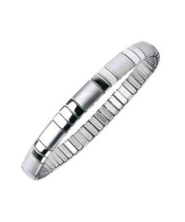 Flexible stainless steel copper magnetic jewelry bracelet ENERGETIX 4you 183 Cu MAGNETIX Cube Retro Flexi 16.0 centimeters