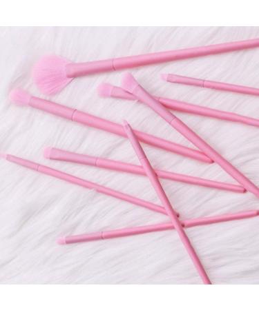 13-Piece Pink Makeup Brush Set | Non-Irritating Synthetic Fiber Eyeshadow Brushes for Flawless Application - Shop Internationally - Buy Online on GoSupps.com