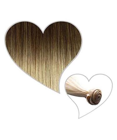 Global Extend human hair weft 45cm ombr #8B/615 110 g