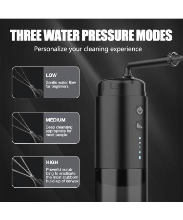 XPJBKC Electric Ear Wax Removal Tool Waterproof Rechargeable with 6 Replaceable Peaks Triple Jet Stream Cleaner for Adults - Buy Online on GoSupps.com