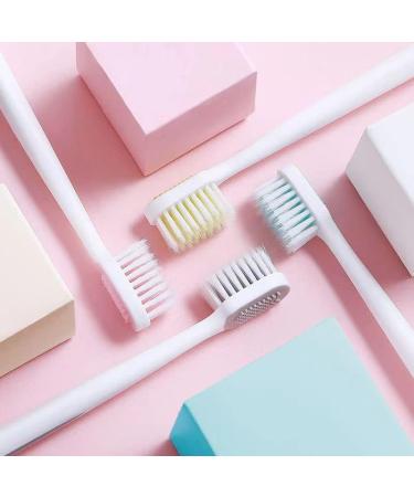 Soft Bristle Adult Manual Toothbrush with Wide Head, Tongue Coating Brush - Set of 2 | Ideal for Gingival Sensitivity - 48 Holes - Buy Online on GoSupps.com