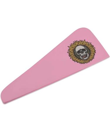 Sunflower Skull Microfiber Hair Towel Wrap for Women - Super Absorbent Hair Turban (10"x26 - Buy Online on GoSupps.com
