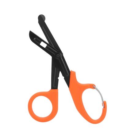 Nursing scissors bandage scissors medical scissors trauma scissors first aid in nursing practice (orange)
