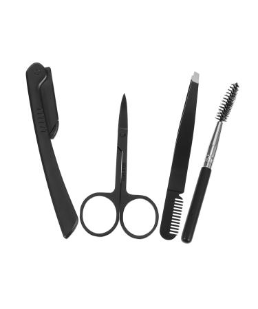 Ipetboom 1 Beauty Makeup and Eyebrow Tools Eyebrow Clip Eyelash Extensions Kit Eyelash Extensions Shaping Curved Grooming Suit Kits Brush Beauty Kit Eyebrow Trimming Zipper Suit Plastic