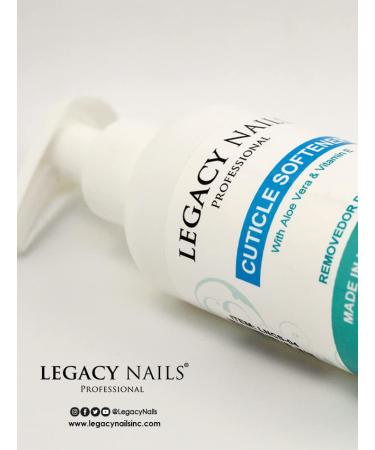 Legacy Nails Professional Cream Cuticle Softener 4 FL OZ - Nourishes & Softens Cuticles Gentle Formula Avoids Fast Growth - Shop Now - Buy Online on GoSupps.com