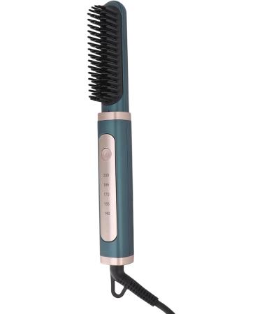 Hair Straightener Comb - Electric Straightening Brush for All Hair Types | Ceramic Heating & Rotating Wire | Home Use (US Plug - Buy Online on GoSupps.com