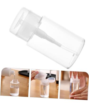 Beavorty Makeup Remover Water Bottle Travel Size Pump Bottle Press down Bottle Dispenser Travel Makeup Remover Leakproof Travel Containers Empty Foundation Bottle Acrylic Glass Toiletries - Buy Online on GoSupps.com