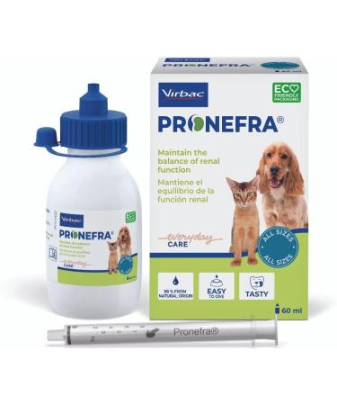 Virbac Pronefra Diet Supplement for Small Animals Pack of 1 (1 x 60 ml) 1 count (Pack of 1)
