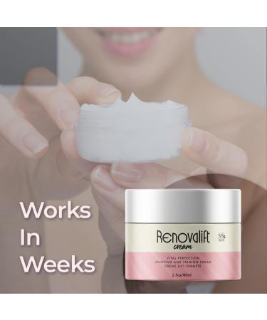 (3 Pack) Renovalift Face Cream Renovalift Skin Cream with All Natural Ingredients Advanced Facial & Neck Moisturizer with Premium Uplifting & Firming Cr me for Women Supporting Healthy Skin (7.5 oz) - Buy Online on GoSupps.com