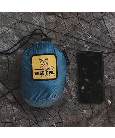 Wise Owl Outfitters Camping Hammock - Lightweight Portable Hammock with Tree Straps - Blue | Ideal for Beach, Hiking, Backpacking, and Travel - Buy Online on GoSupps.com