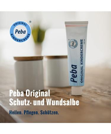 Peba Original Children's Cream - Sensitive Skin Care & Wound Protection with Dexpanthenol & Zinc Oxide | 50g - Buy Online on GoSupps.com