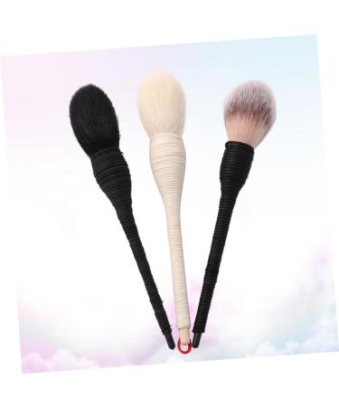 Beaupretty Ratan Powder Brush Travel Powder Brush Stippling brush Blending Cosmetic Brush buffing brush liquid brush Powder Large brush portable tool Wool - Buy Online on GoSupps.com