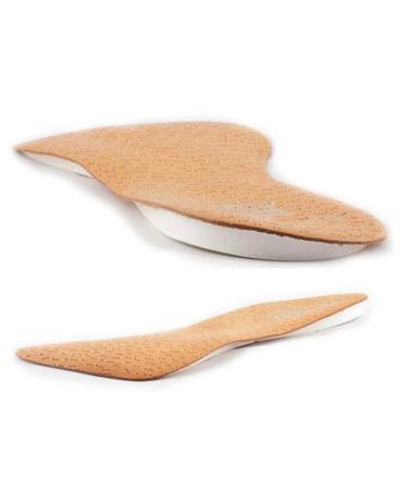 Pedag correct plus |German handmade 3/4 length wedge for over-upinators herbal tanned leather top rubber orthopedic footbed 1 pair size M (size 8-10 women) 38-40 EU - Buy Online on GoSupps.com