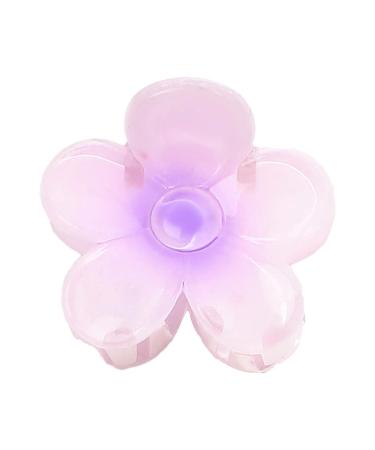 Flower Clips - Hawaiian Flower Cute Hair Clip Strong Hold Hair Clips Flower Hair Accessories For Women & Girls For Thick & Thin Hair Gradient light purple