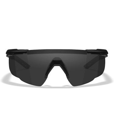 Wiley X Saber Advanced Shooting Glasses  Safety Sunglasses for Men and Women  UV and Eye Protection for Hunting  Fishing  Biking  and Extreme Sports  Matte Black Frames  Tinted Lenses - Buy Online on GoSupps.com