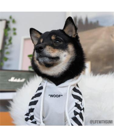 Stylish Dog Coats for Small Breeds - Winter Hoodies & Jackets for Schnauzer Corgi French Bulldog | XL White - Buy Online on GoSupps.com