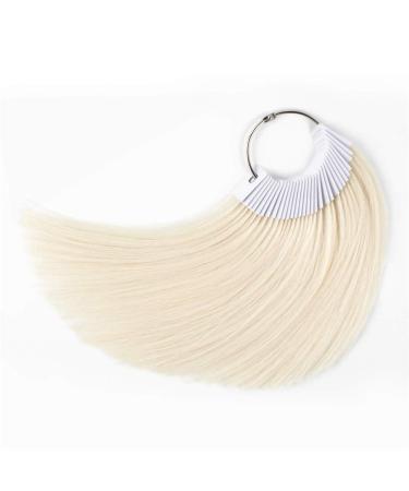 Remehi Hair Color Test Pattern | Real Human Hair Sample Rings with Gold Buckles | 30 Strands/Set Beige 10 for Hairdressing Salons - Buy Online on GoSupps.com