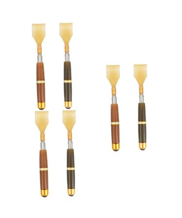 FRCOLOR 6 STK Ticklick Light Corpus Christi Extendant Back scratchy Servant scratch Tree Neck massage device Schaber Back scratches made of resin body scratching itching telescopic claws Klauenstock
