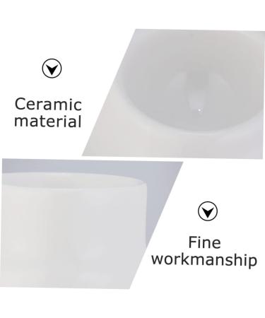 Mikinona 2pcs Ceramic Egg Cup Kitchen Gear Kitchen Utensils Garnish Tray Breakfast Egg Cup Simple Egg Tray - Buy Online on GoSupps.com