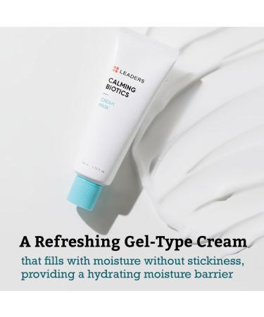LEADERS Cosmetics Calming Biotics Cream Mask - 80ml 2.70 Fl Oz Gel Type Revitalize Strengthen Skin Barrier Hydrating for Sensitive Skin 2.7 Fl Oz (Pack of 1) - Buy Online on GoSupps.com