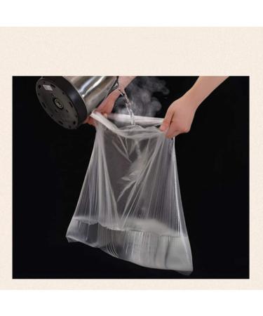 HOMSFOU Disposable Foot Tub Liners - Thick Foot Soaking Bags for Pedicure Spa (80pcs 75x65cm) - White - Buy Online on GoSupps.com