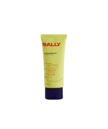 RALLY Plant-Based Gel Cream Clearing Facial Moisturizer | Hydrate + Control Blemishes | Teen + Athlete 2 OZ