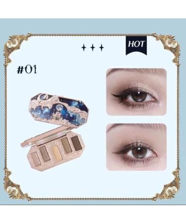 PSSR Huazhixiao Moonlight Mermaid Eyeshadow Palette - Long-Lasting, Waterproof & Blendable Matte Shades - Professional Makeup Palette - Buy Online on GoSupps.com