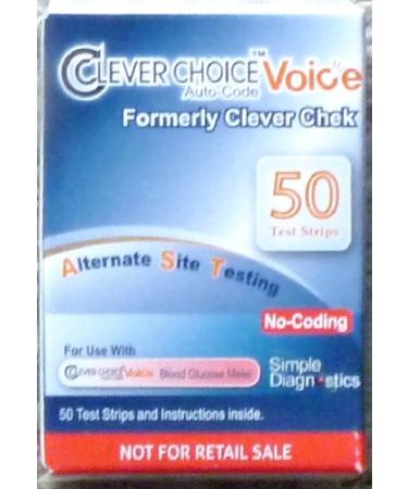 Clever Choice Voice Auto-Code Formerly Clever Chek 50 test strips