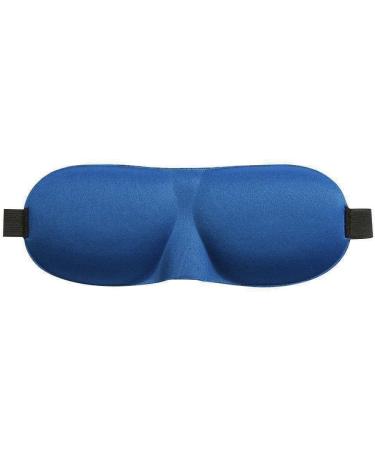 3D Natural Sleep Mask - Portable Eye Shade Cover for Travel - Soft Blindfold for Men and Women - Sapphire Blue - 1 Count - Buy Online on GoSupps.com