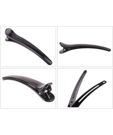 Lamkrtlp 6pcs Hair Sectioning Clips Plastic Hairdresser Clips Non Slip No-Trace Duck Billed Hair Clips Hair Clips for Styling for Hairdresser Women Men - Buy Online on GoSupps.com