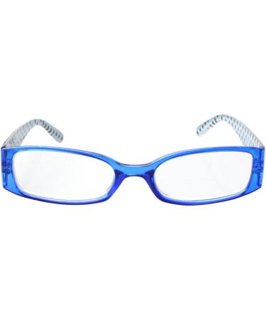 Eyekepper 5-Pack Spring Hinges Polka Dots Reading Glasses for Women - Blue +1.25 - Stylish & Comfortable Readers - Buy Online on GoSupps.com
