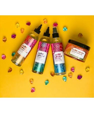 Aloe Locks | Repairing & Growth Activating Serum | Fights hair loss & breakage | Repairs & Strengthens the fiber | 99% natural ingredients | Made in France | Pack of 2x250ml - Buy Online on GoSupps.com