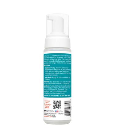 Buy Pharma-C Foaming Rinse Free Shampoo & Body Wash - Waterless No-Rinse Formula for Gentle Cleanliness - Fragrance & Dye Free Hospital Tested - International Shipping Available - Buy Online on GoSupps.com