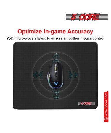 5Core Gaming Mouse Pad 3x3 Desk Mouse Mat w Rubber Base Mousepad Pair - Buy Online on GoSupps.com